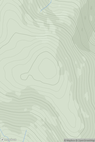 Thumbnail image for Criffel [The Glenkens to Annandale] showing contour plot for surrounding peak